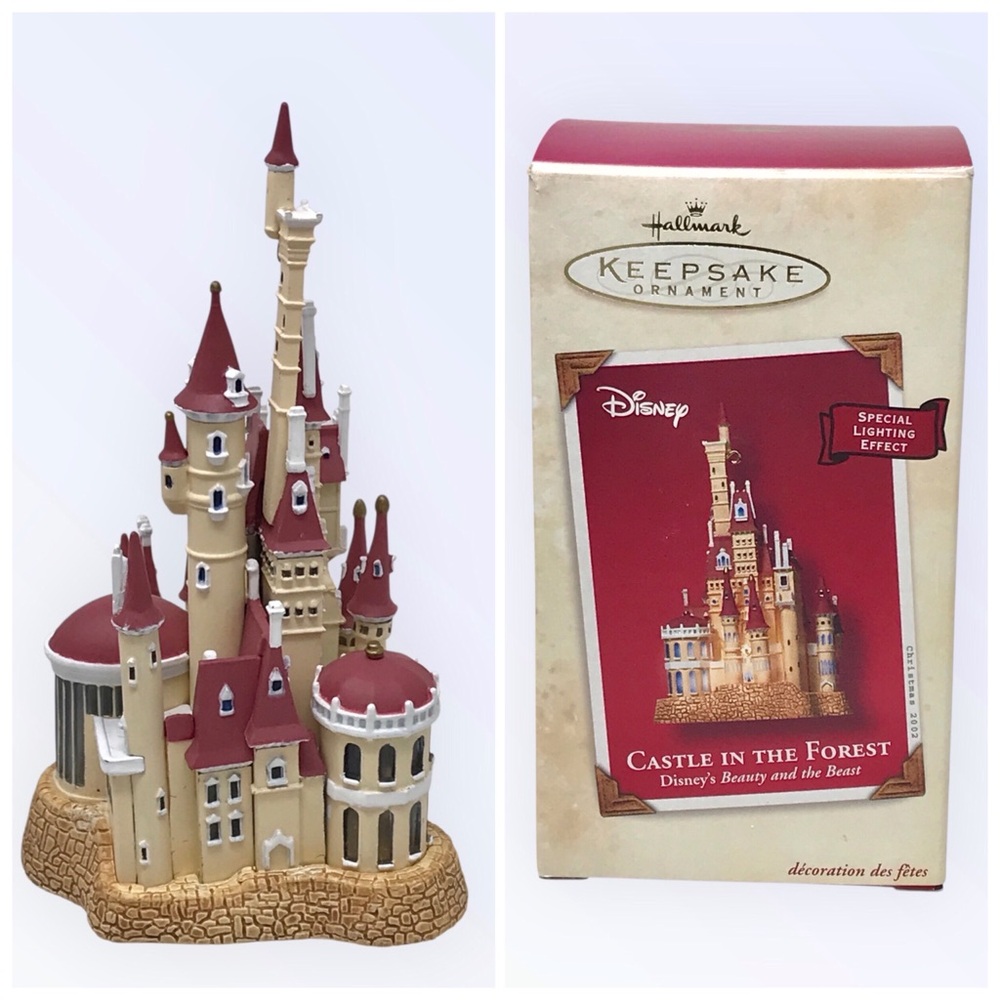 Hallmark Christmas Ornament Castle In The Forest Disney's Beauty & the Beast
